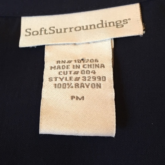 Soft Surroundings Cannes Asymmetrical Tunic Top - Picture 5 of 5